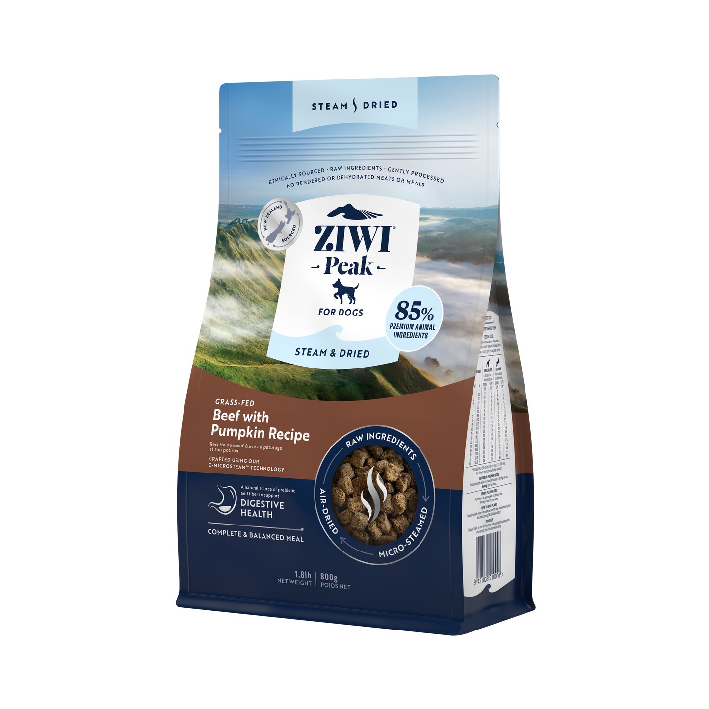 Ziwi Dog Steam & Dried Beef with Pumpkin