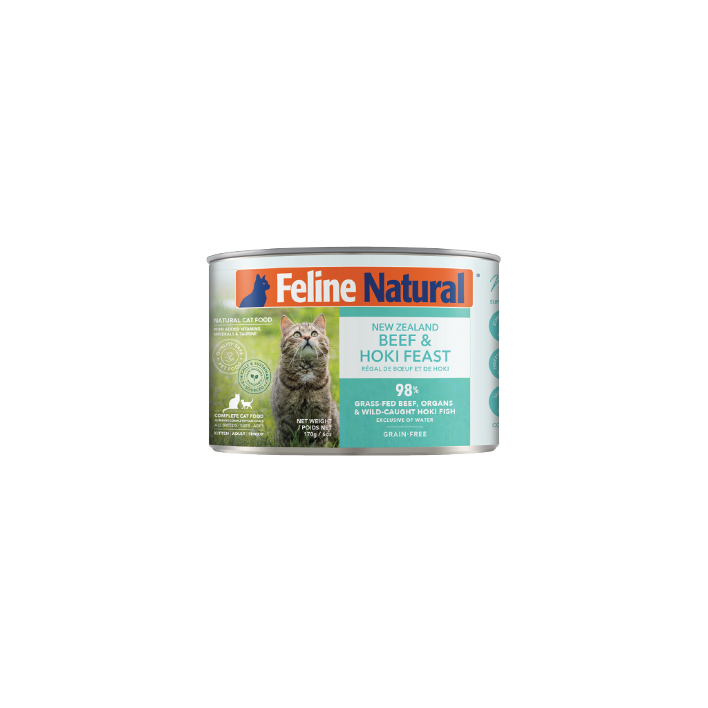 Feline Natural Beef & Hoki 170g