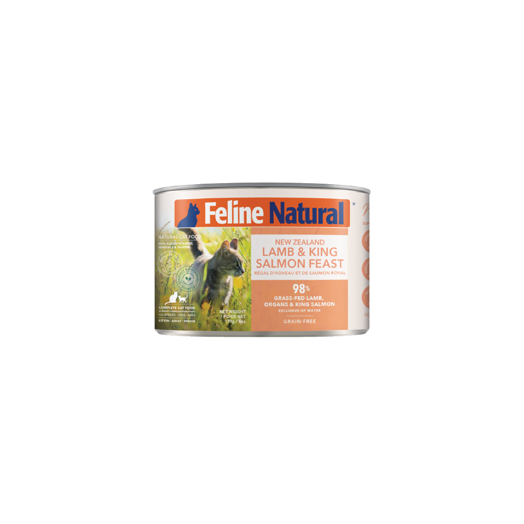 Feline Natural 羊肉和帝王鲑 170g
