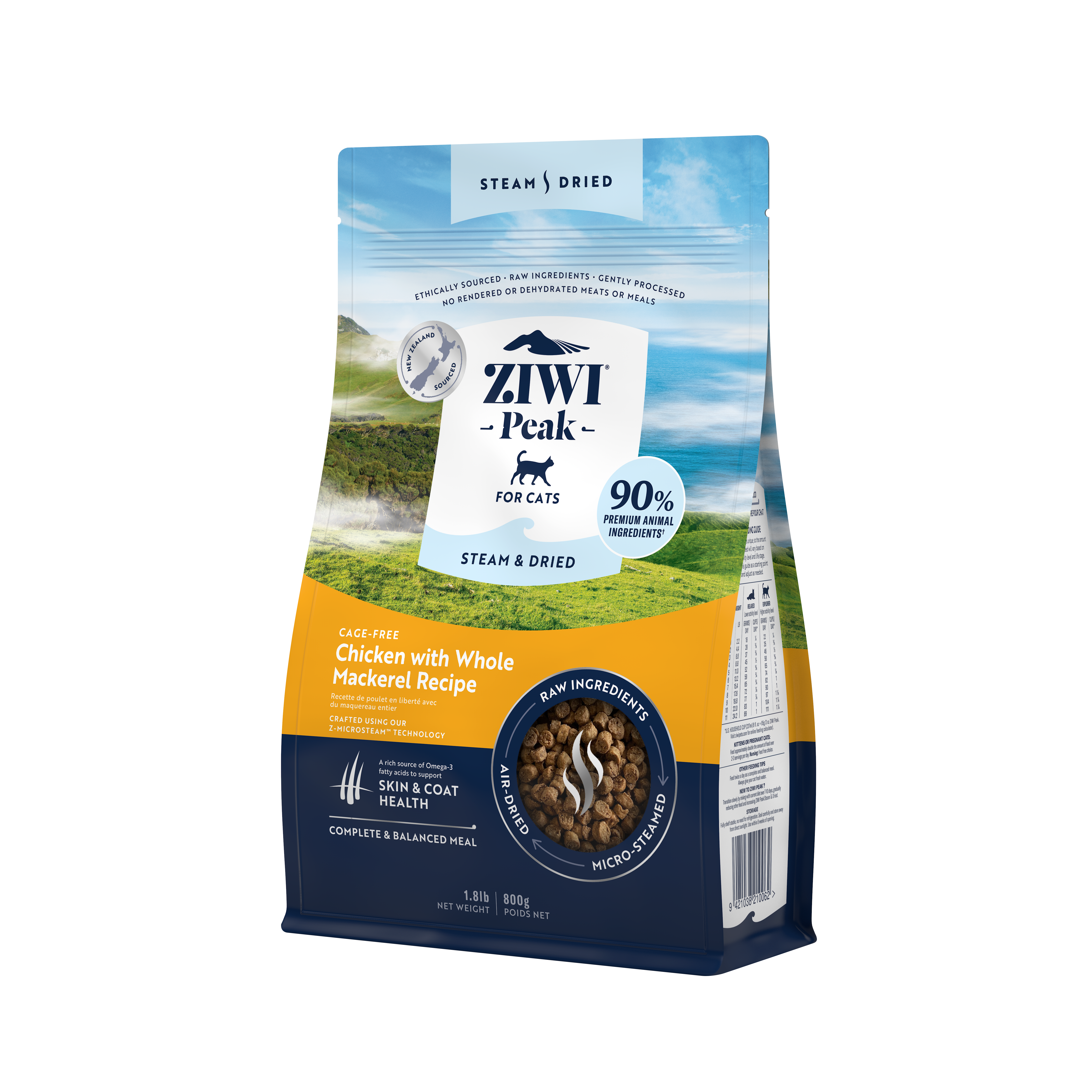 Ziwi Cat Steam & Dried Chicken with Whole Mackerel