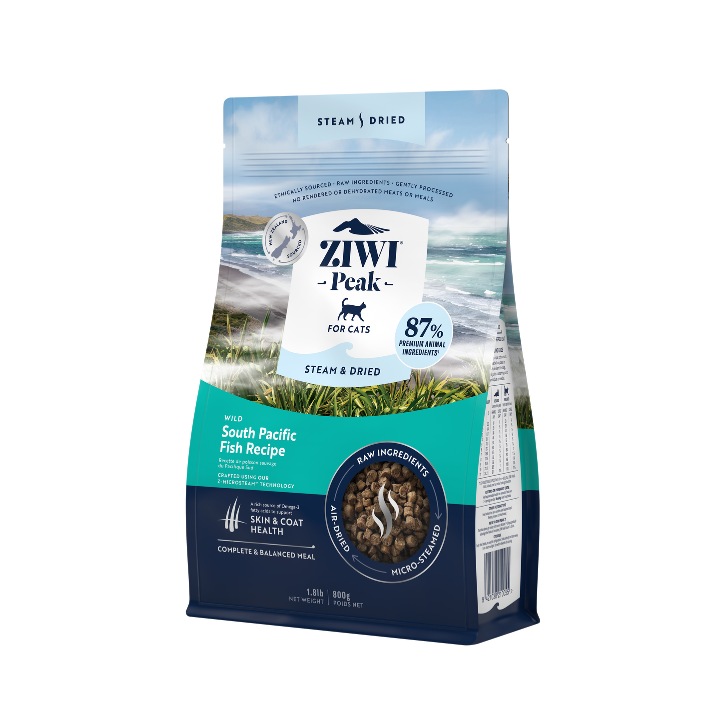 Ziwi Cat Steam & Dried Wild South Pacific Fish