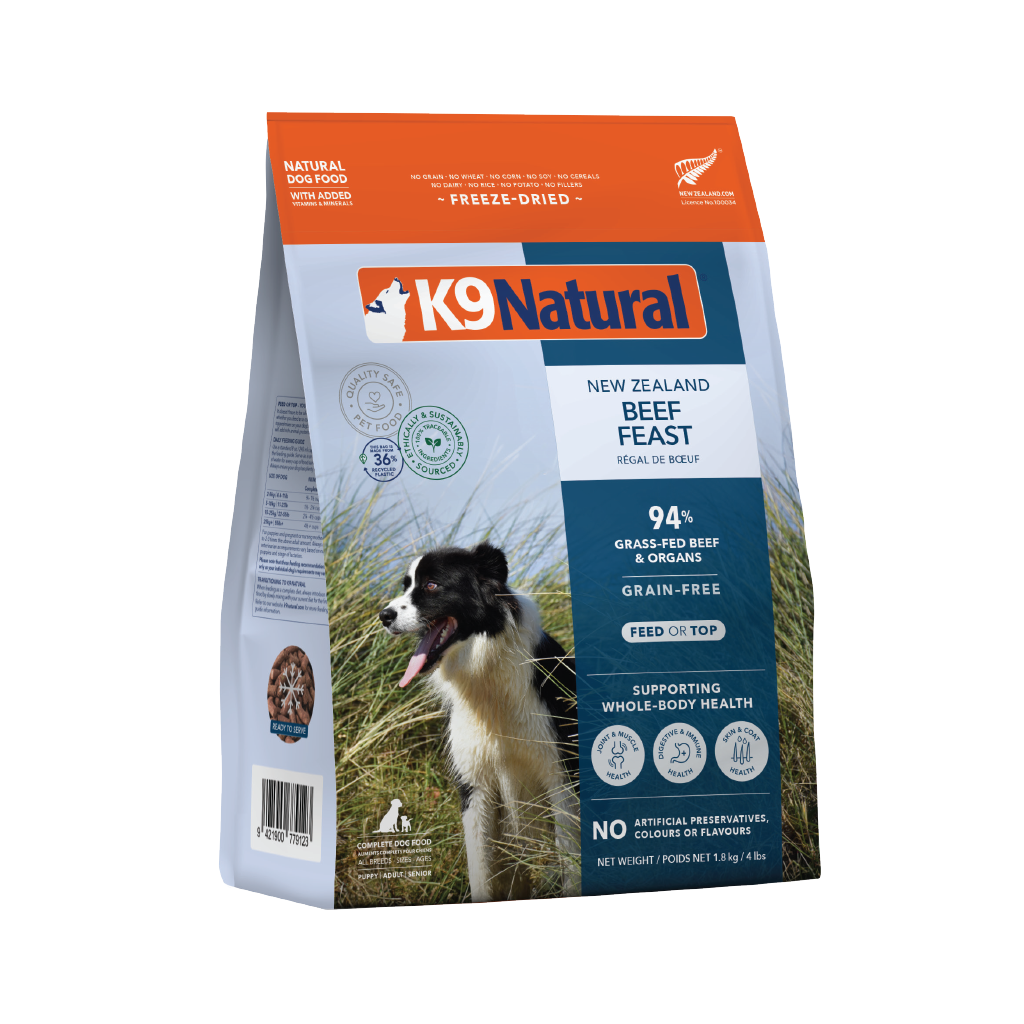 K9 Natural Freeze Dried Beef