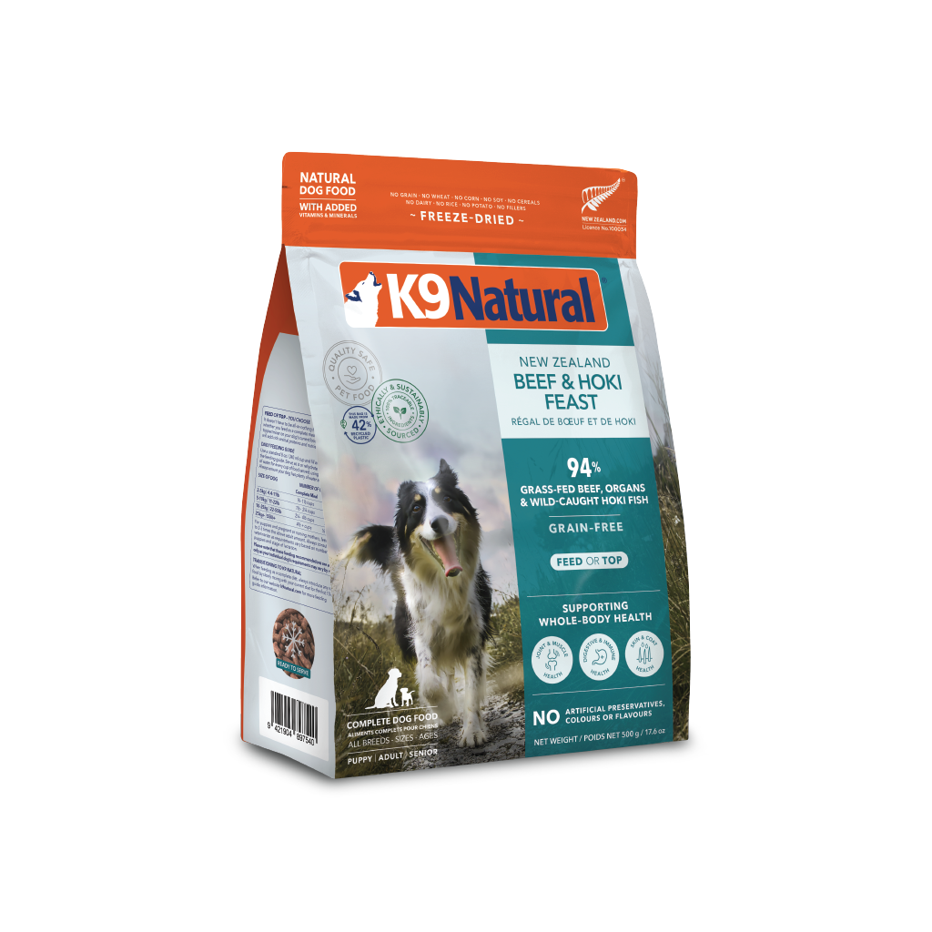 K9 Natural Freeze Dried Beef & Hoki