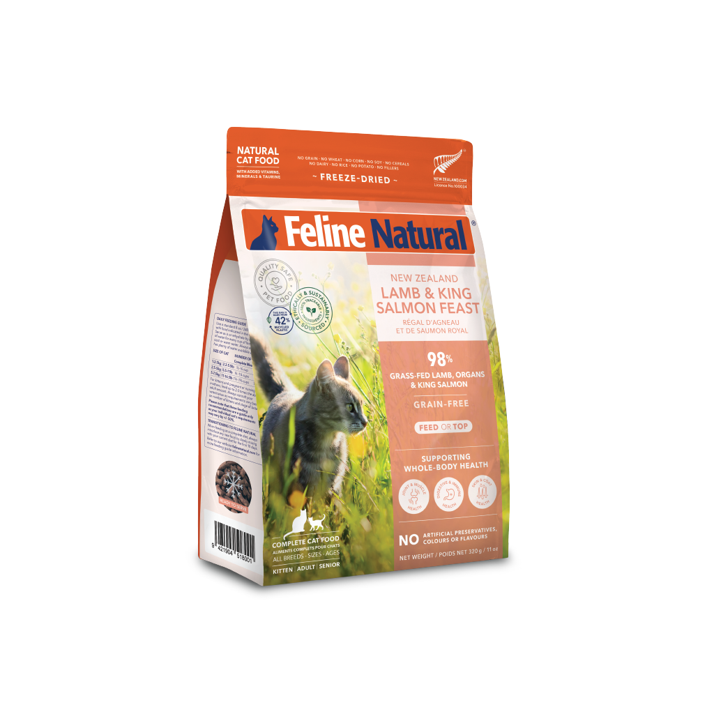 Feline Natural Freeze Dried Lamb & Salmon Feast