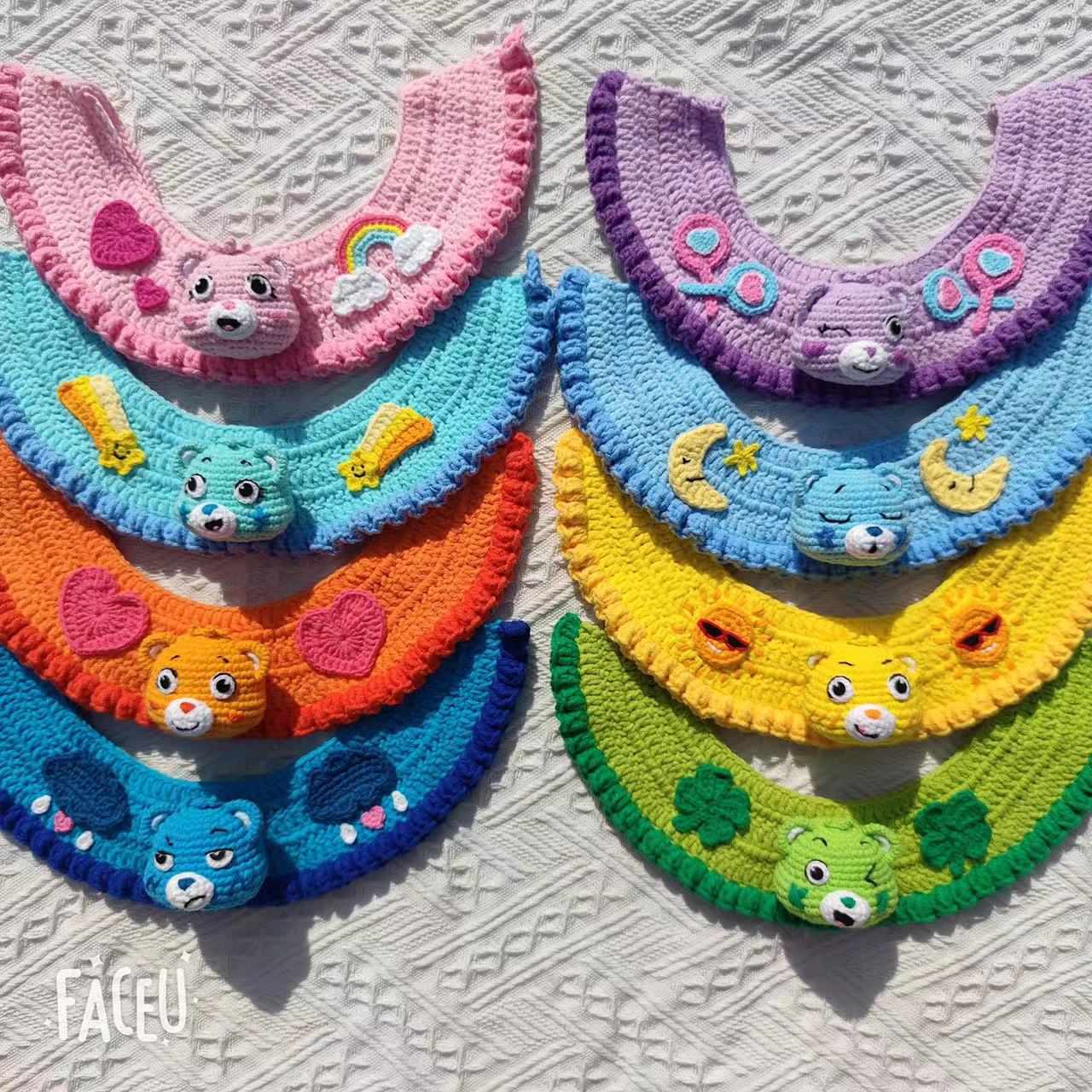 Handmade Care Bear Bandana