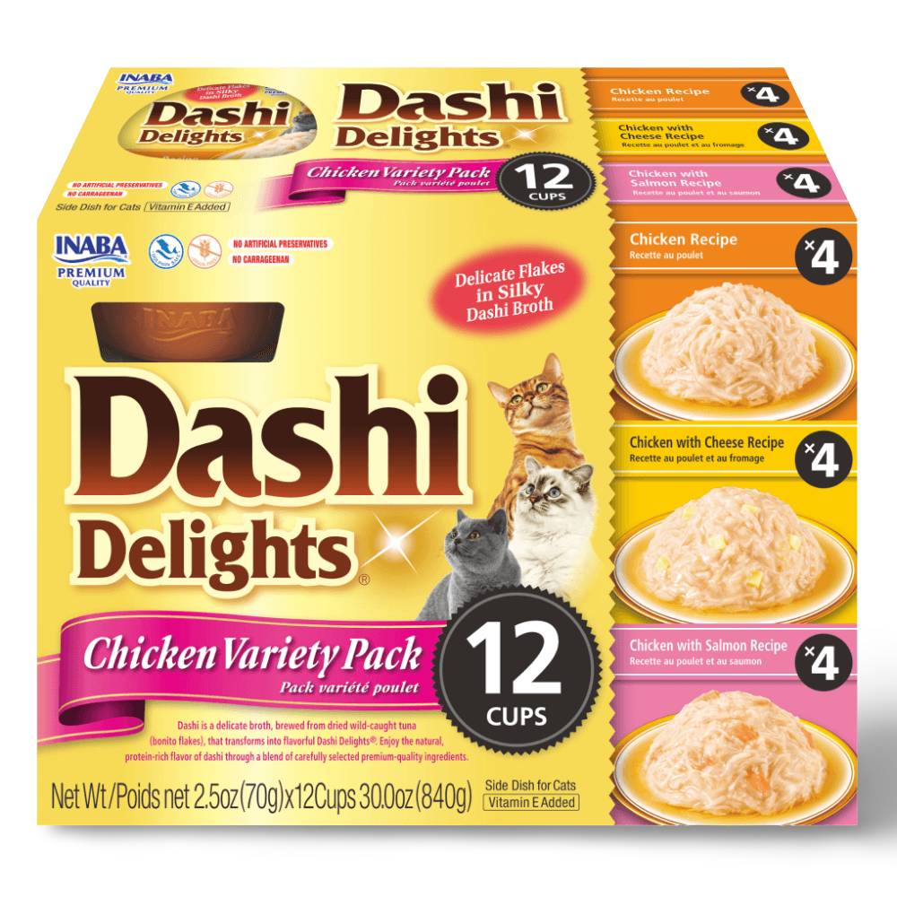 Inaba Dashi Delights Chicken Variety Pack (12 cups)