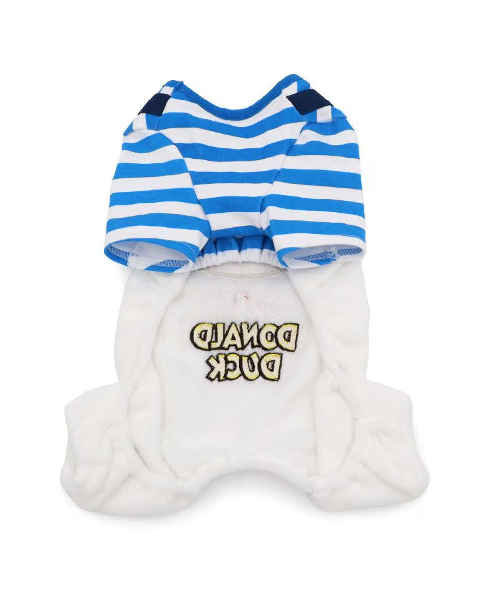 Disney Donald Duck face fluffy pants
