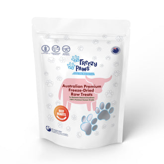 Freezy Paws Beef Hearts 100g