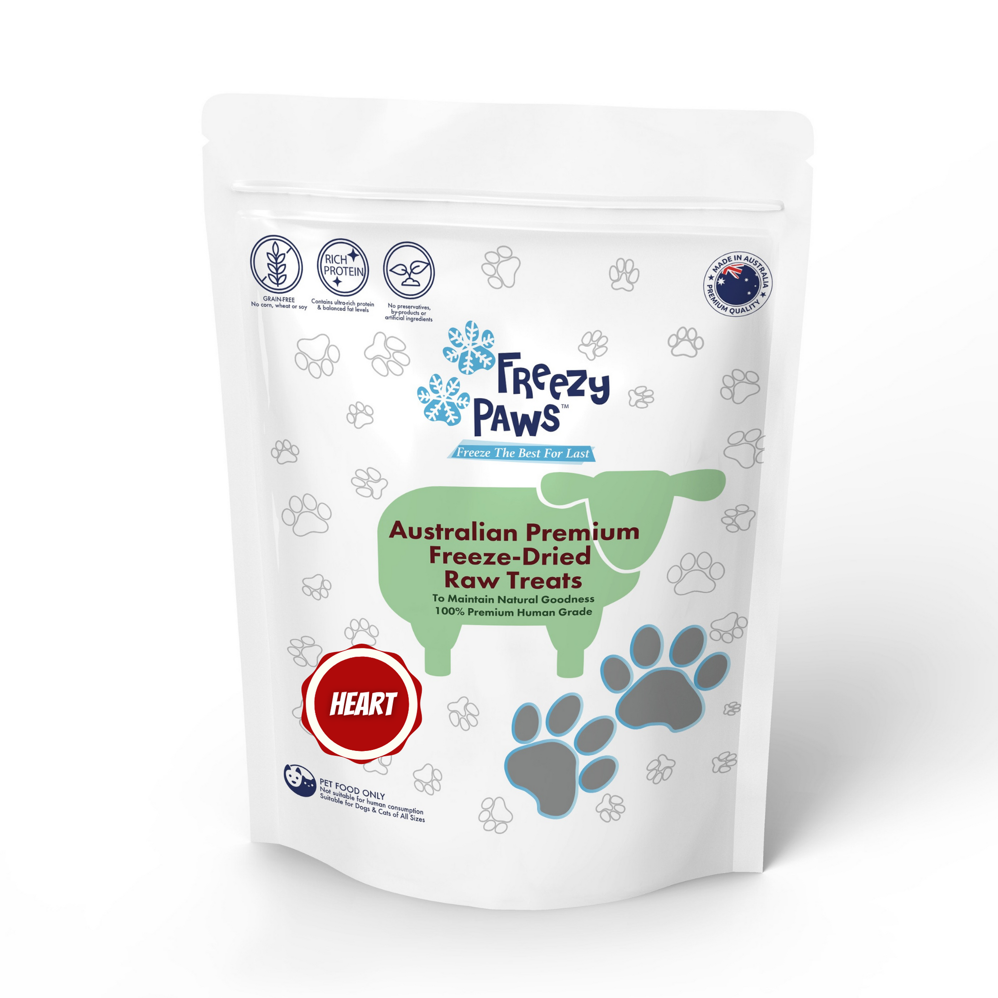 Freezy Paws Lamb Heart 100g