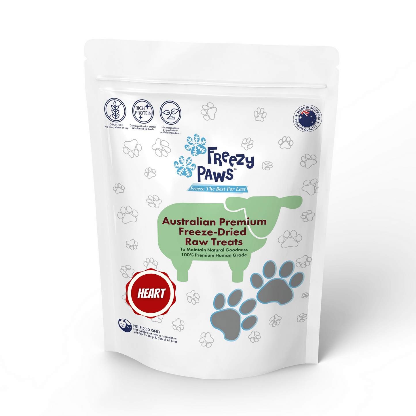 Freezy Paws 羊心 100g