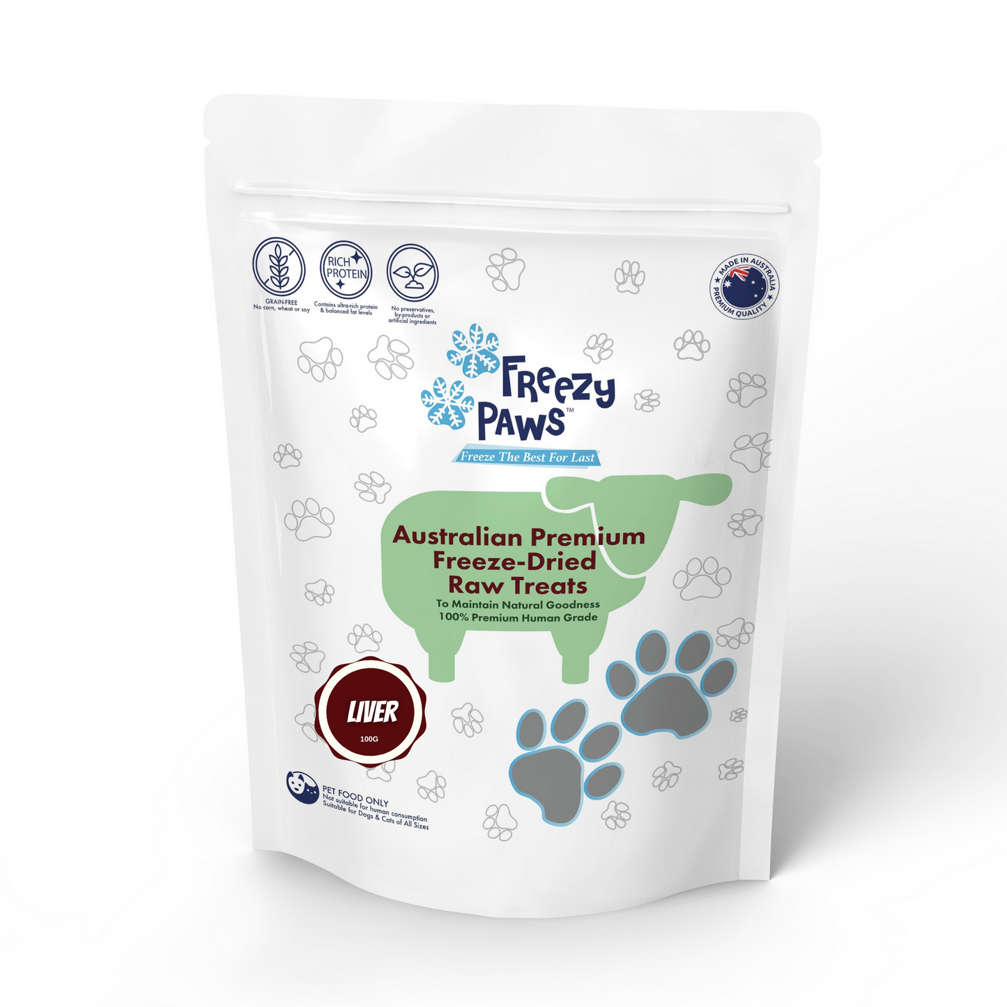 Freezy Paws 羊肝 100g