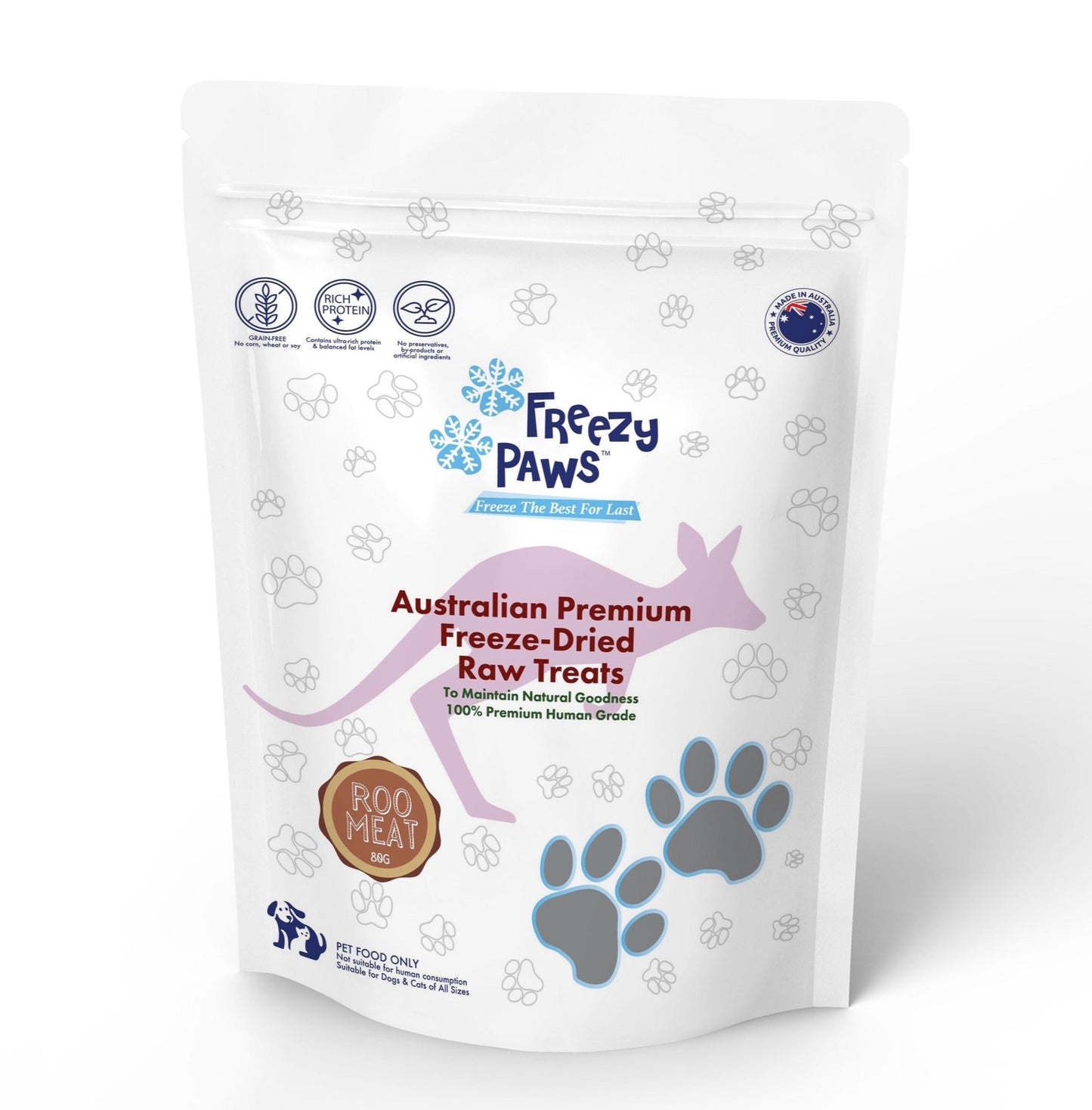 Freezy Paws 袋鼠肉 80g