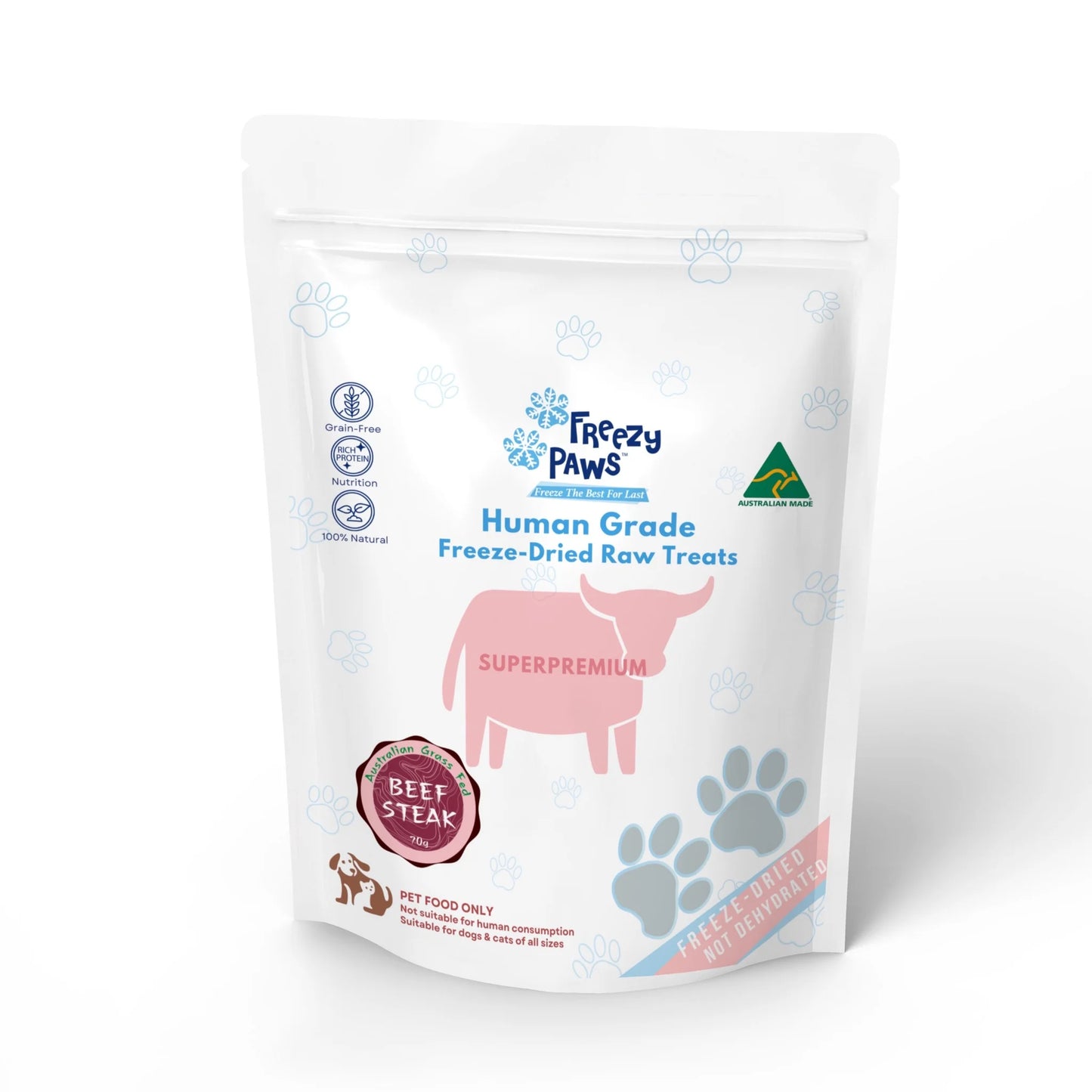 Freezy Paws 牛心 100g