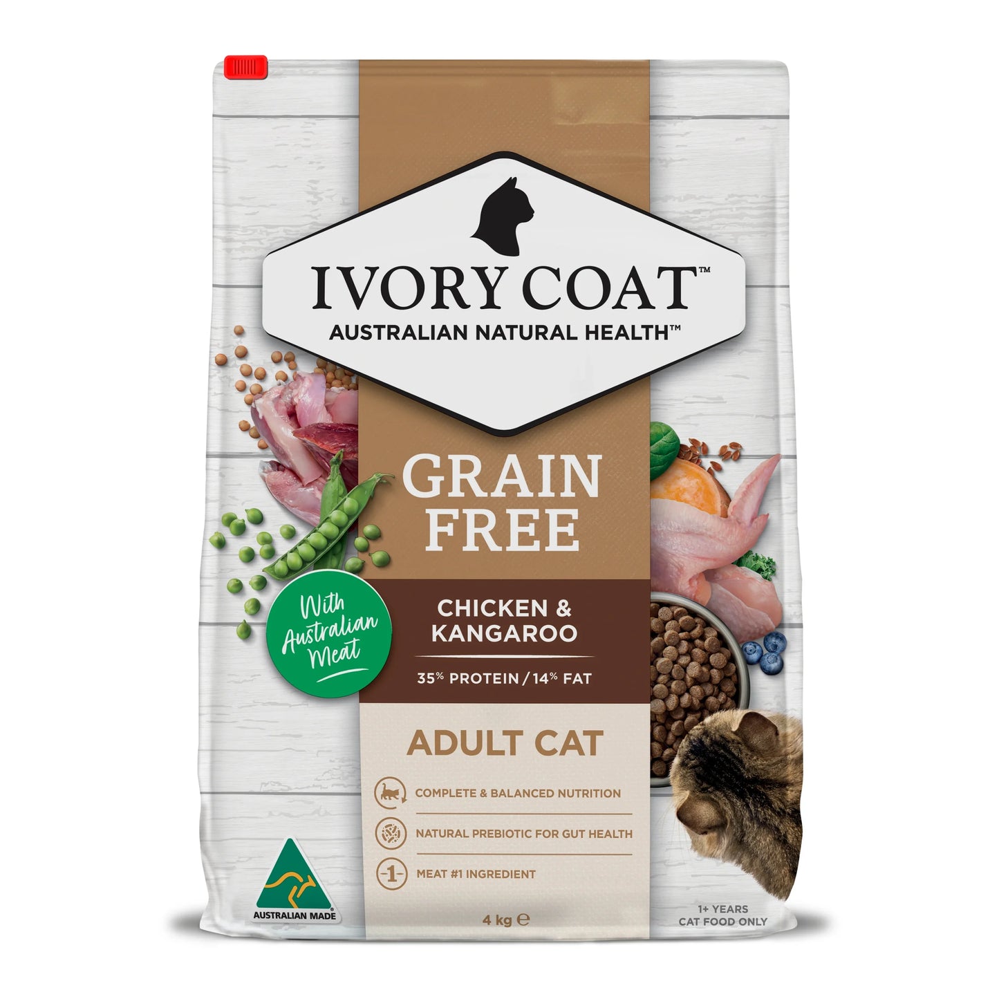 Ivory Coat Cat Chicken & Kangaroo