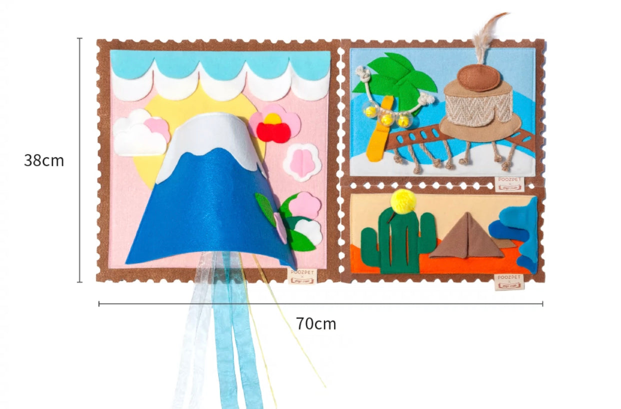 Cat Sniffing Mat - 3 Pieces Toy