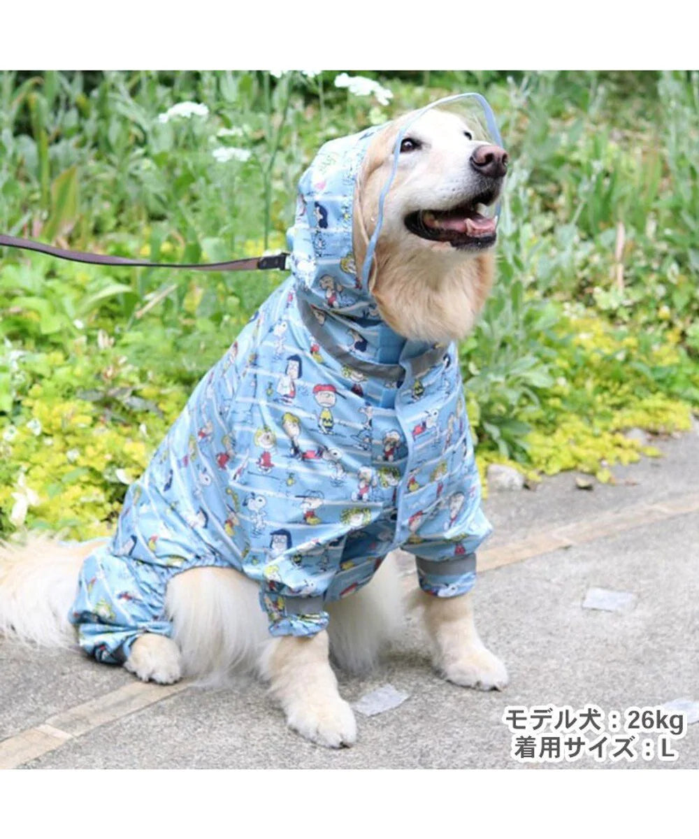 Snoopy Raincoat with 4 legs M-L