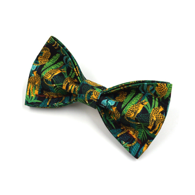 Leopard Collar Leash Bowtie