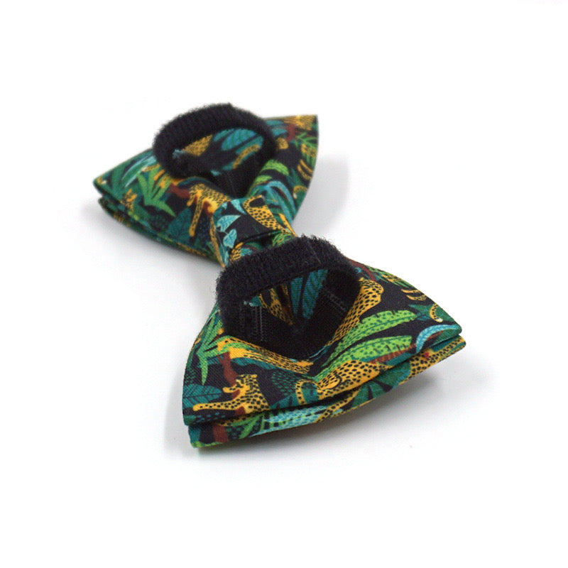 Leopard Collar Leash Bowtie