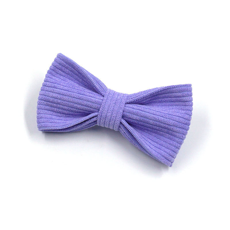 Bright Purple Collar Leash Bowtie