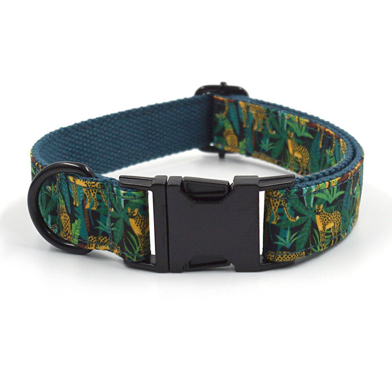 Leopard Collar Leash Bowtie