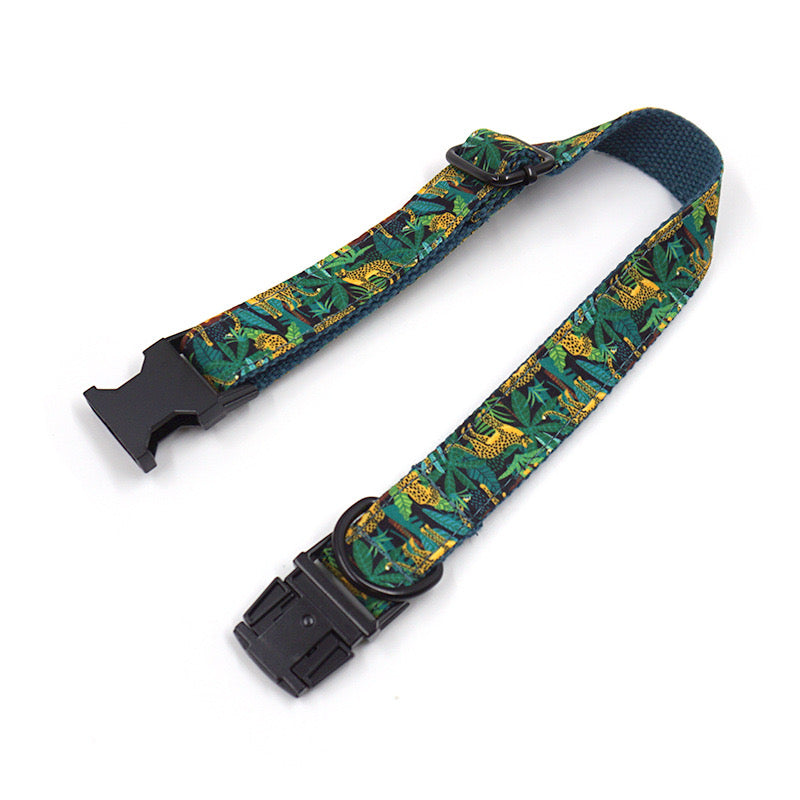 Leopard Collar Leash Bowtie