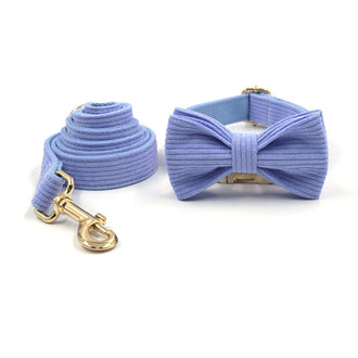 Light Purple Collar Leash Bowtie