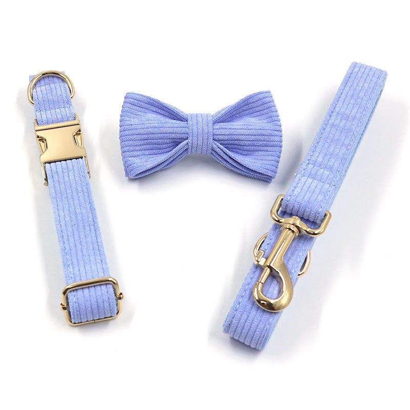 Light Purple Collar Leash Bowtie