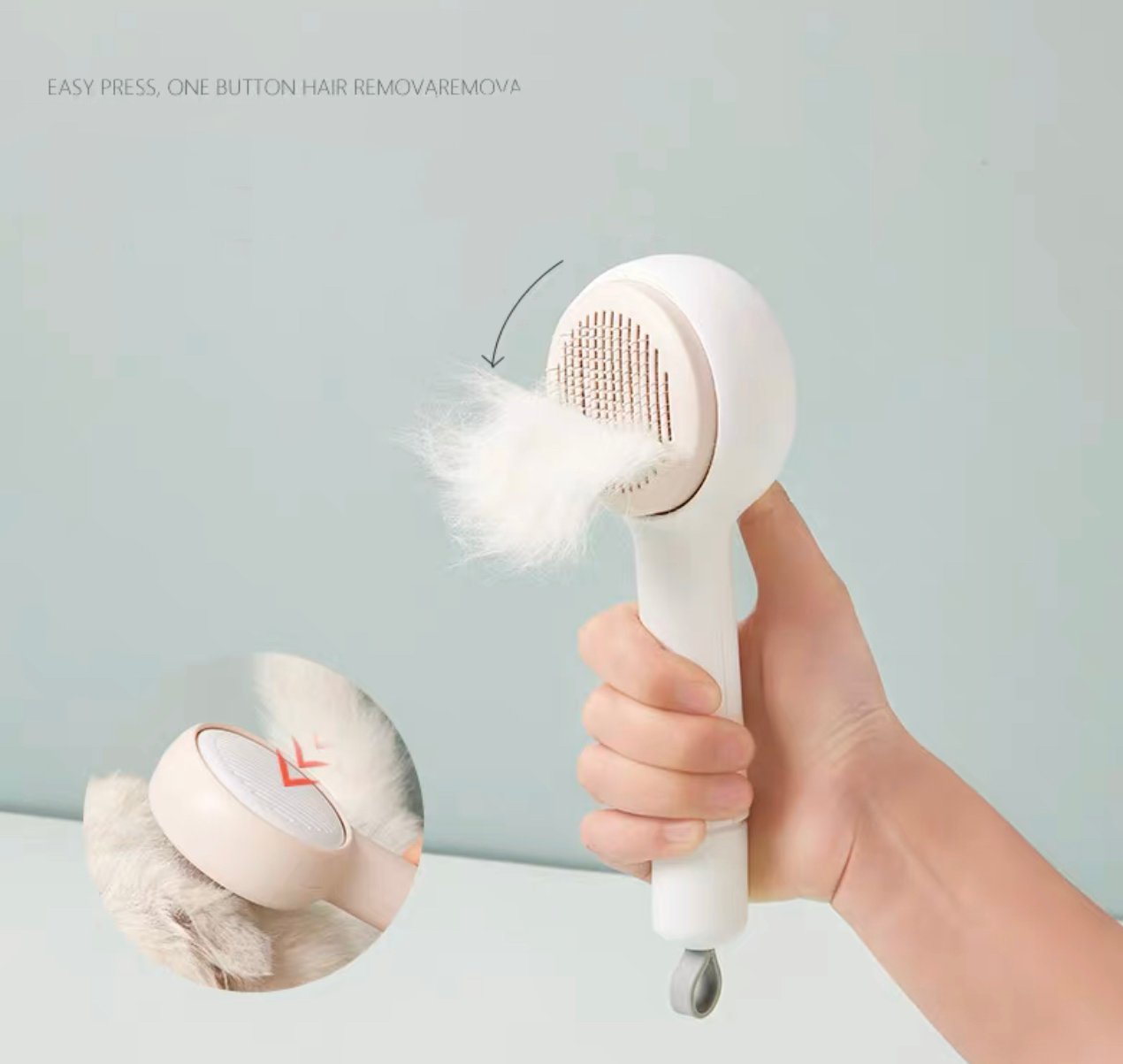 Self-Cleaning Retractable Brush