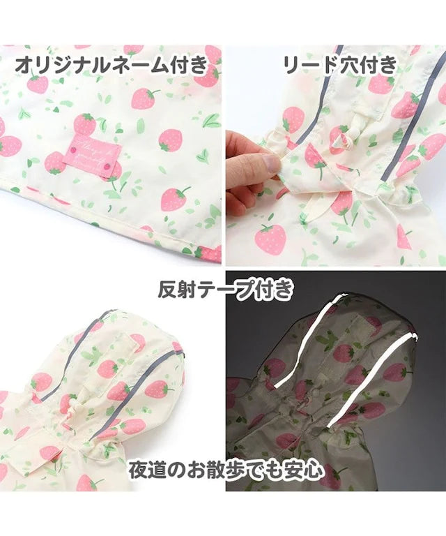 Strawberry Raincoat M-L