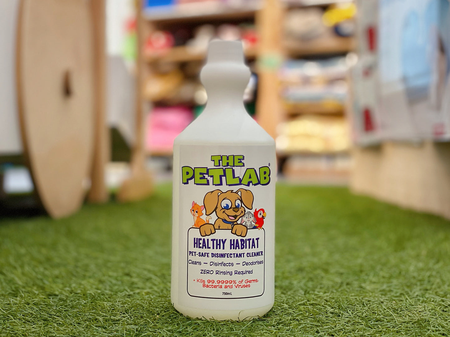 PetLab Healthy Habitat 750ml Cleaner, Disinfectant & Odour Eliminator