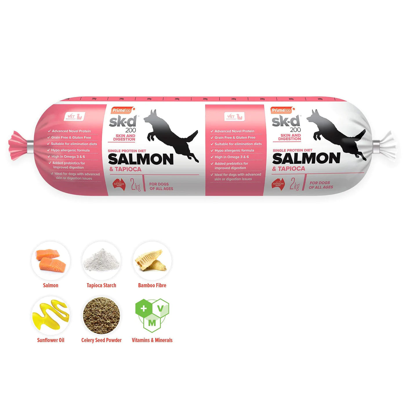 Prime 100 Salmon & Tapioca 2kg