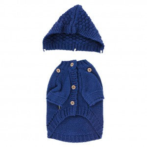 Removable Hood Pet Cardigan Online Only