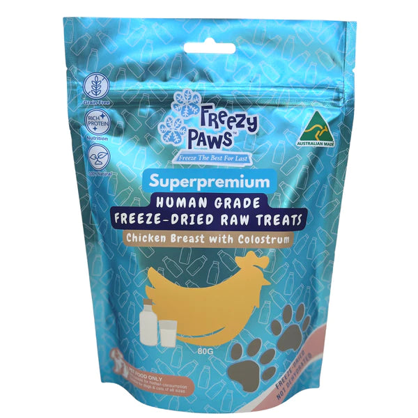 Freezy Paws Chicken Breast & Colostrum 80g