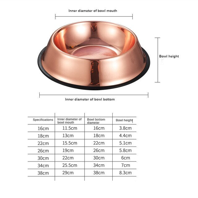 Rose Gold Stainless Bowl