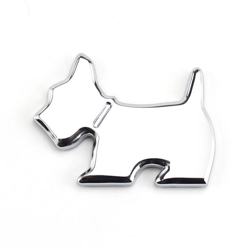 Metal Car Sticker - Crazy Dog Lovers