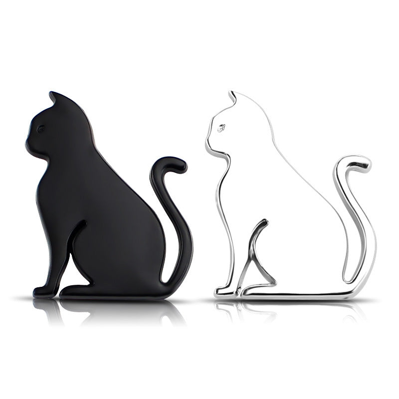 Metal Car Sticker - Crazy Cat Lovers