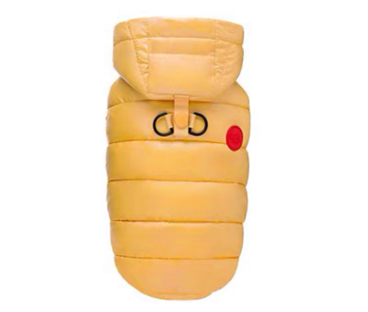 Puffer Vest Hoodie - Yellow - Online Only
