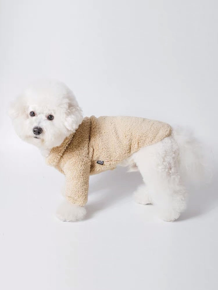 Fleece Jacket -Beige Online Only