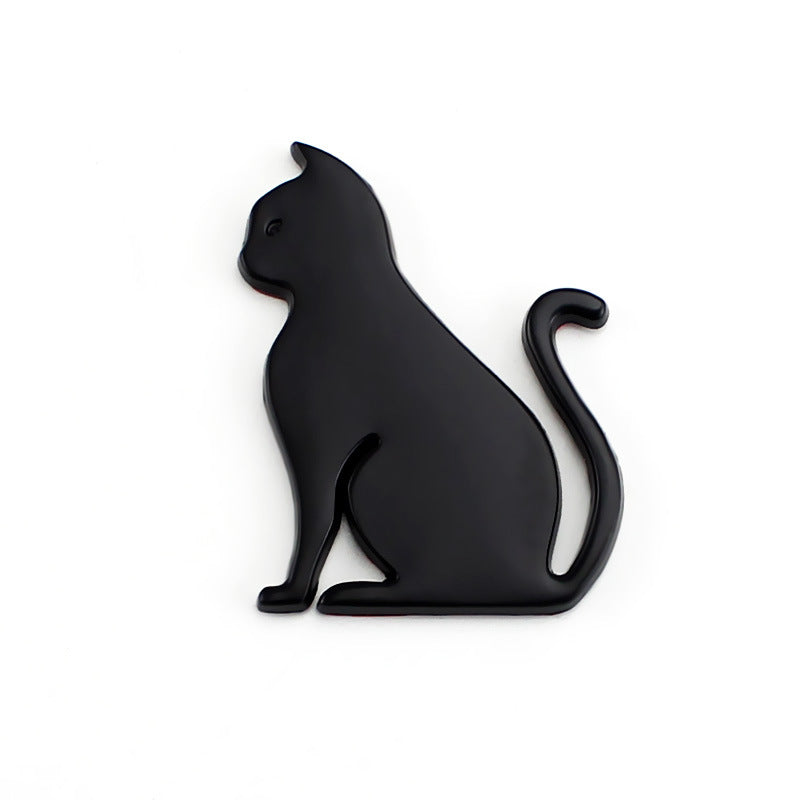 Metal Car Sticker - Crazy Cat Lovers