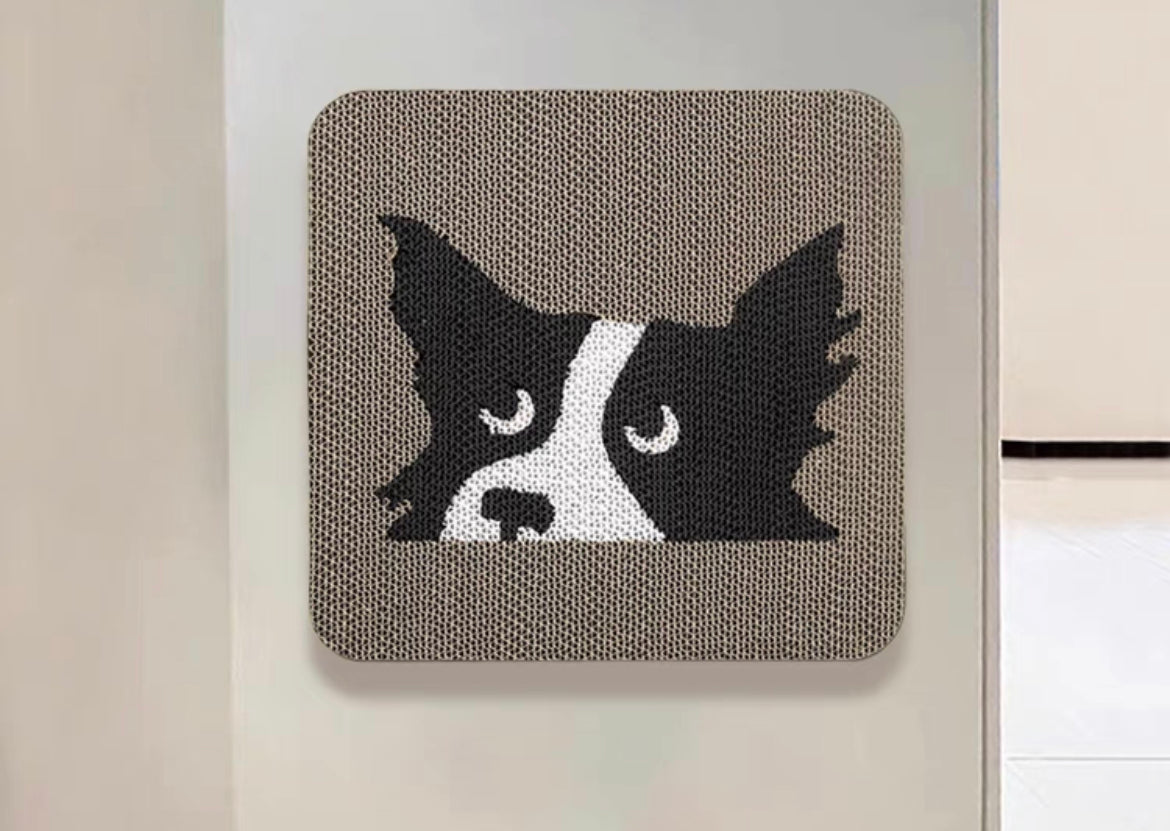 Border Collie Cat Scratching Board
