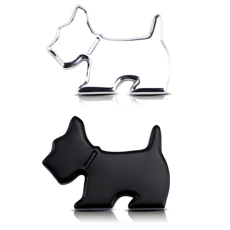 Metal Car Sticker - Crazy Dog Lovers