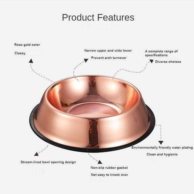Rose Gold Stainless Bowl