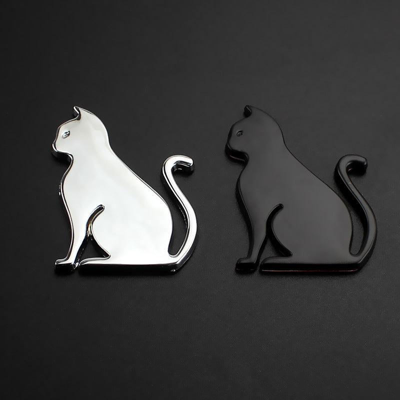 Metal Car Sticker - Crazy Cat Lovers