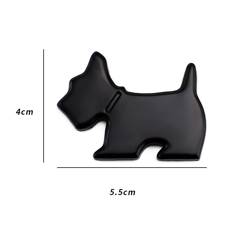 Metal Car Sticker - Crazy Dog Lovers