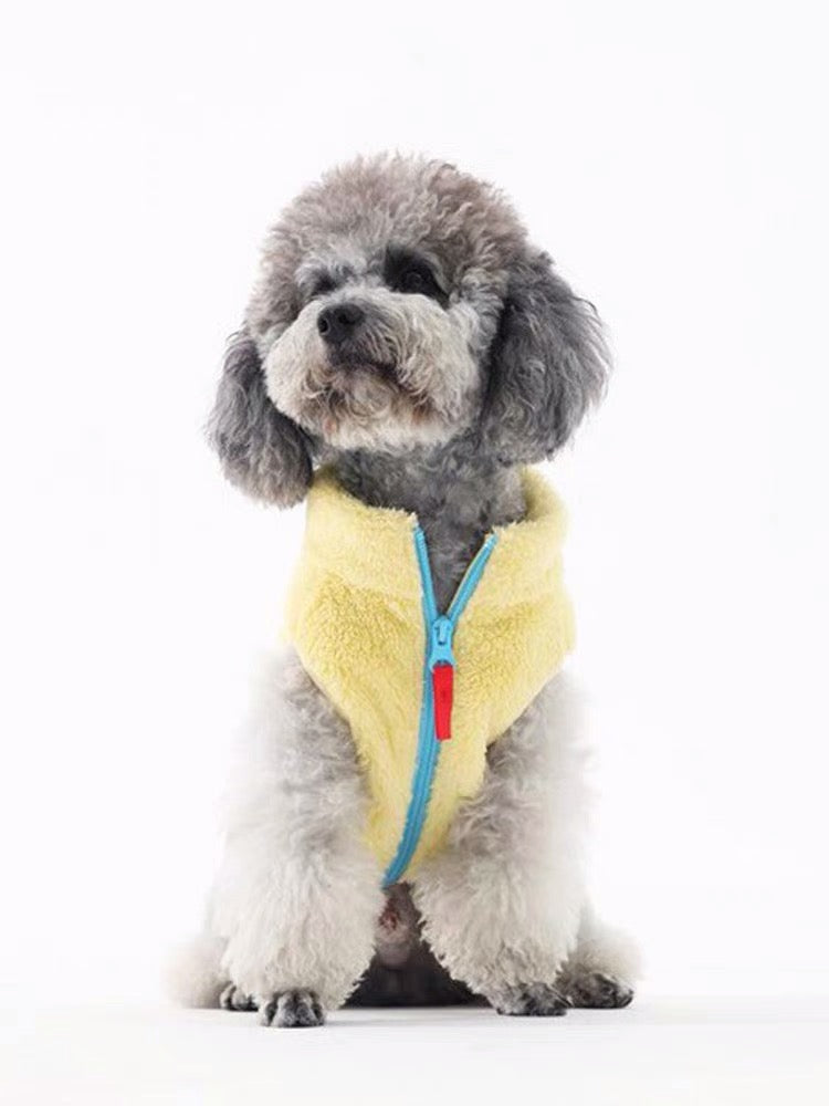Fleece Vest Yellow