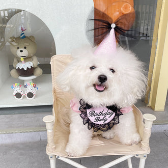 Pink Birthday Bandana