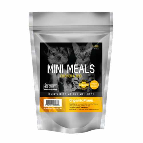 Organic Paws - Mini Meals Chicken & Kangaroo 500g