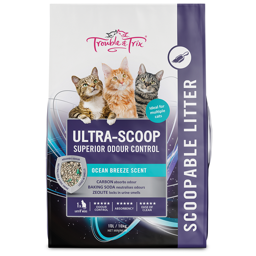 Trouble and Trix Ultra Scoop 猫砂 10L