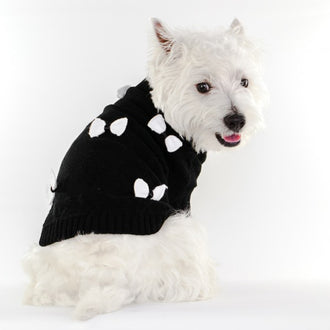 Pet Jumper with White Bows Online Only