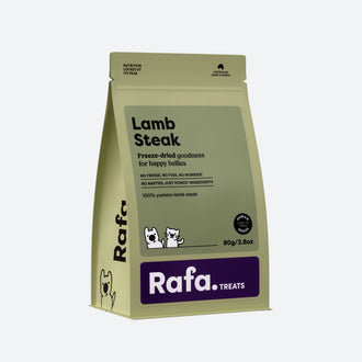 Lamb Steak 80g | Rafa Freeze Dried